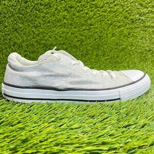 Converse Chuck Taylor All Star Womens Size 9 Gray White Athletic Shoe Sneakers